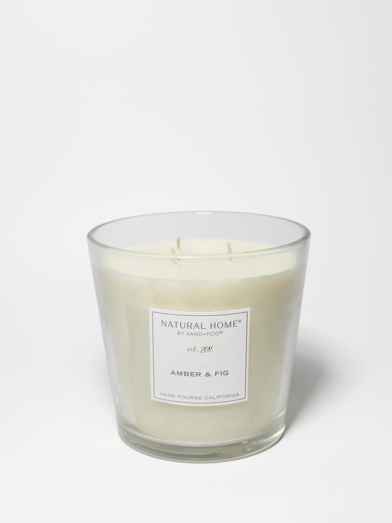 Amber & Fig Natural Home 31 oz scented candle