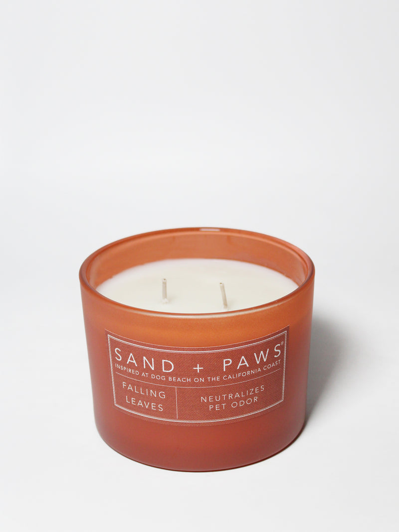 Sand + Paws Falling Leaves 12 oz scented candle