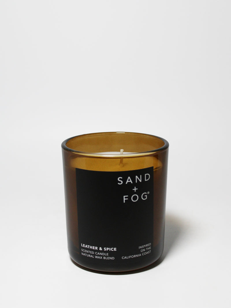 Leather & Spice 10 oz scented candle