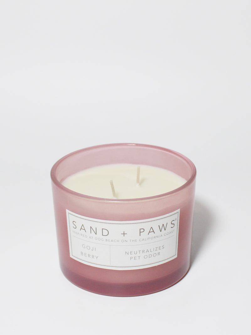 Sand + Paws Goji Berry 12 oz scented candle