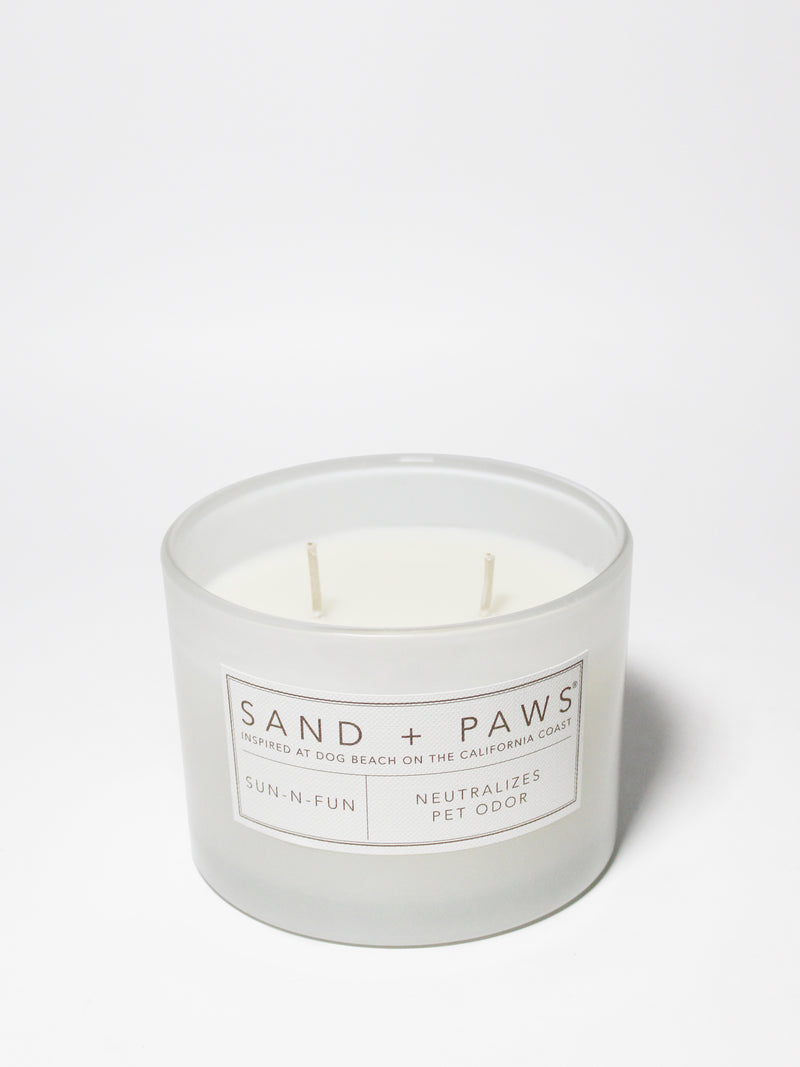 Sand + Paws Sun-n-Fun 12 oz scented candle