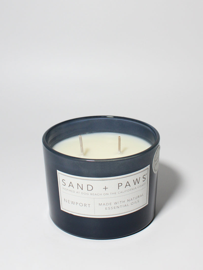 Sand + Paws Newport 12 oz scented candle