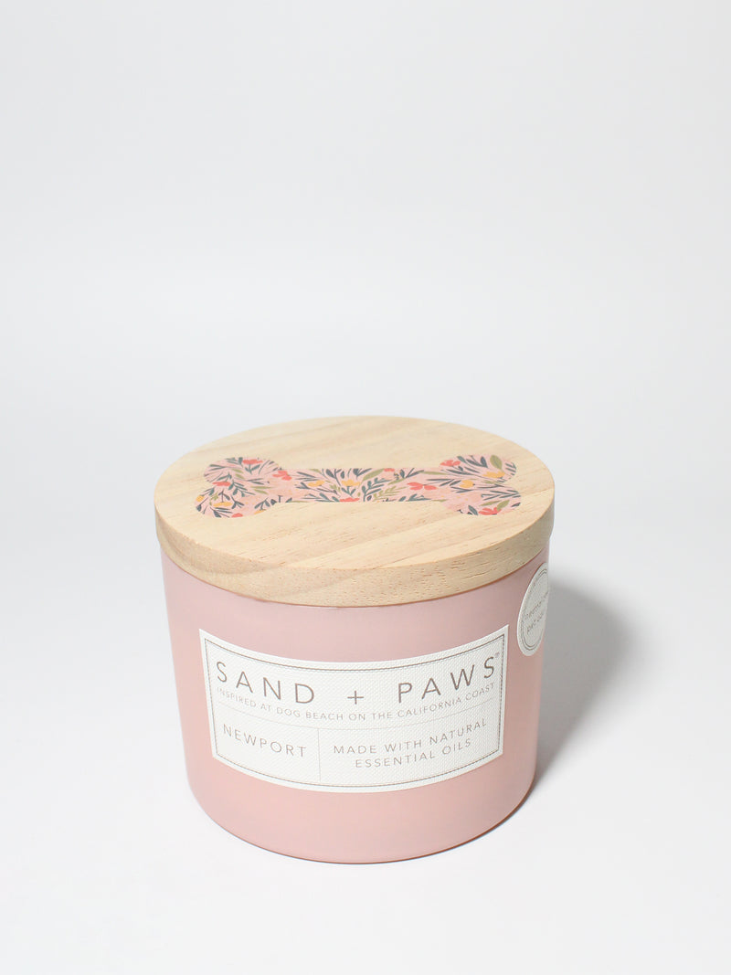 Sand + Paws Newport 12 oz scented candle
