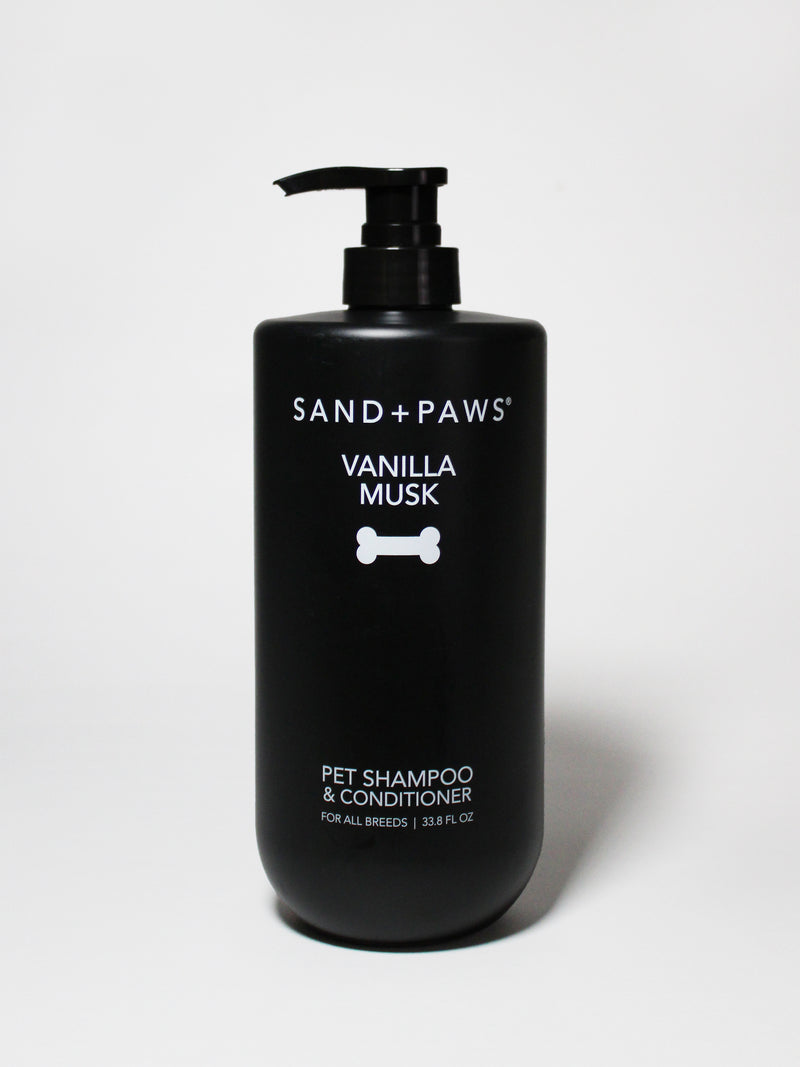 Sand + Paws Pet Shampoo & Conditioner - Vanilla Musk